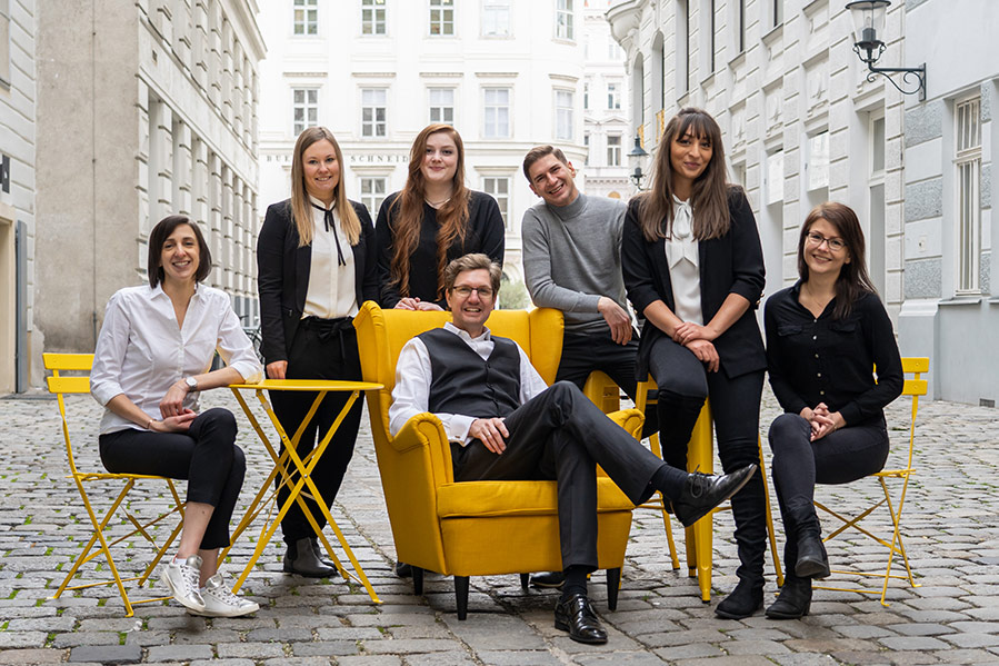 Das convival Immobilien Team mitten in Wien